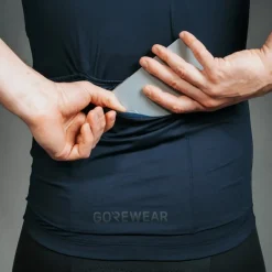 Wielershirts < GOREWEAR wiftride Optica Korte ouw hirt heren - zwart/wit 9901