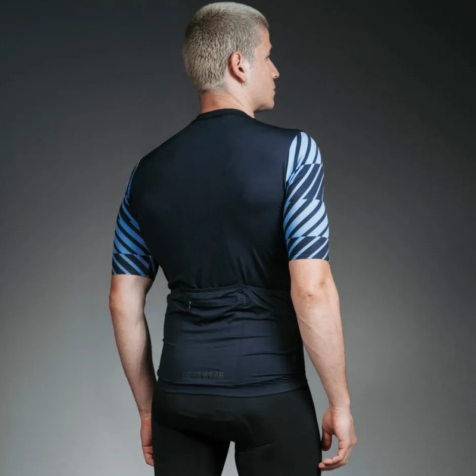 Wielershirts < GOREWEAR wiftride Optica Korte ouw hirt heren - zwart/wit 9901