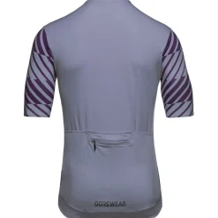 GOREWEAR Swiftride Optical Korte mouw shirt heren - amethyst grey / purple indigo DFDE