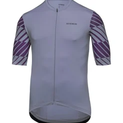 GOREWEAR Swiftride Optical Korte mouw shirt heren - amethyst grey / purple indigo DFDE