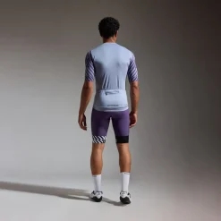 GOREWEAR Swiftride Optical Korte mouw shirt heren - amethyst grey / purple indigo DFDE