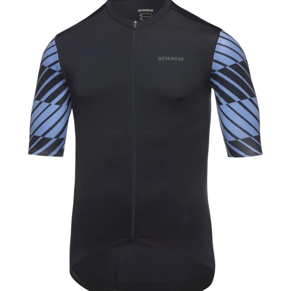 Wielershirts < GOREWEAR wiftride Optica Korte ouw hirt heren - orbit bue/cargo bue AUCA