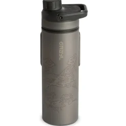 Grayl UltraPress Purifier Titanium Fles met Waterfilter - 500ml - Covert Black