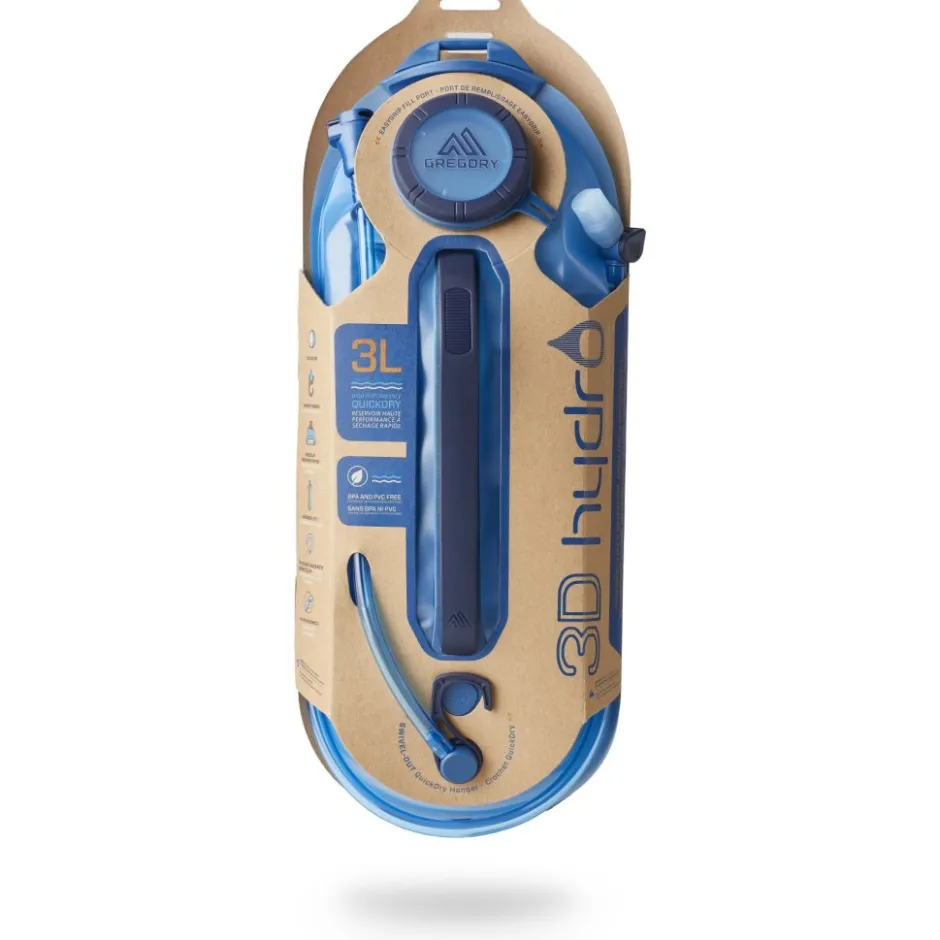 Rugzakken & Drinksystemen|Rugzakken & Drinksystemen < Gregory 3D Hydro 3L Drinkzak - Optic Blue