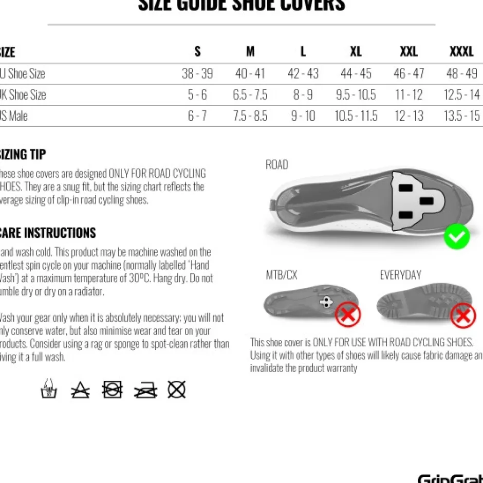 Overschoenen < GripGrab AquaShied 2 Waterdichte Racefiets Overschoenen - Zwart