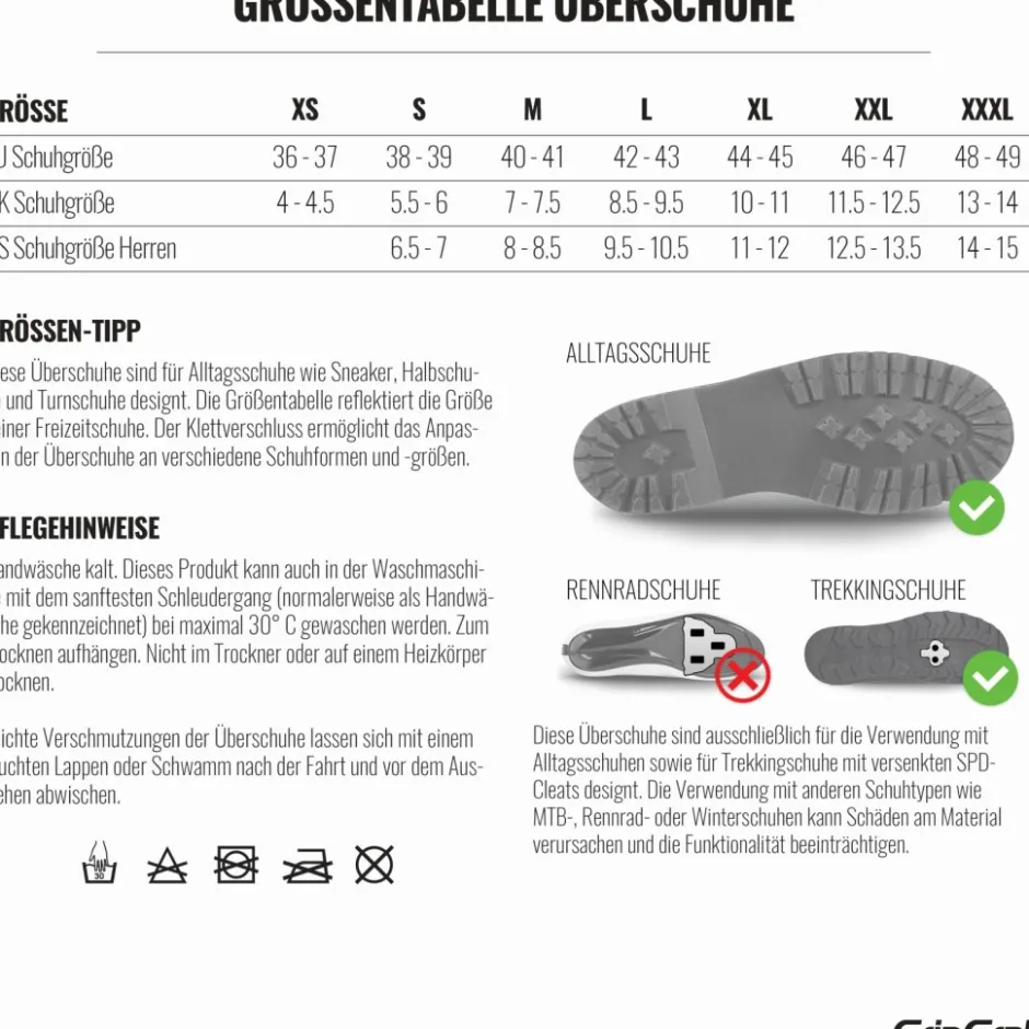 Overschoenen < GripGrab DryFoot 2 Everyday Waterdichte Overchoenen - Yeow Hi-Vi