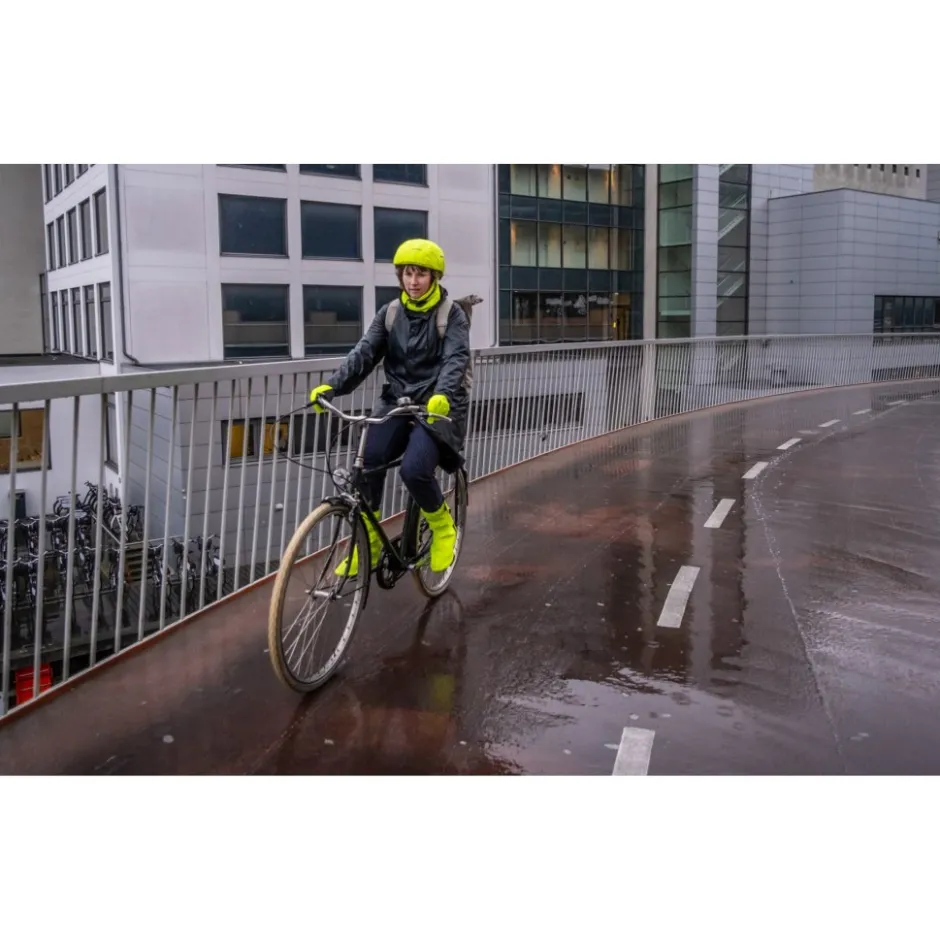 Overschoenen < GripGrab DryFoot 2 Everyday Waterdichte Overchoenen - Yeow Hi-Vi
