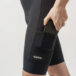 Bib Shorts|Wielrenbroeken < GripGrab EXPR Cargo Fiethort et Brete Heren - Zwart