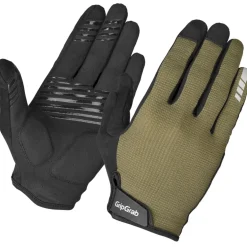 GripGrab EXPLR RC Max Padded Full Finger Handschoenen - Olive Green