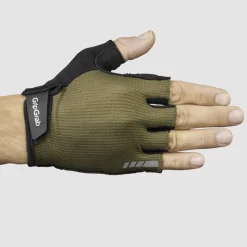 GripGrab EXPLR RC Max Padded Handschoenen met Korte Vingers - Olive Green