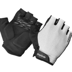 Wielerhandschoenen < GripGrab EXPR RC ax Padded Handchoenen et Korte Vinger - Wit