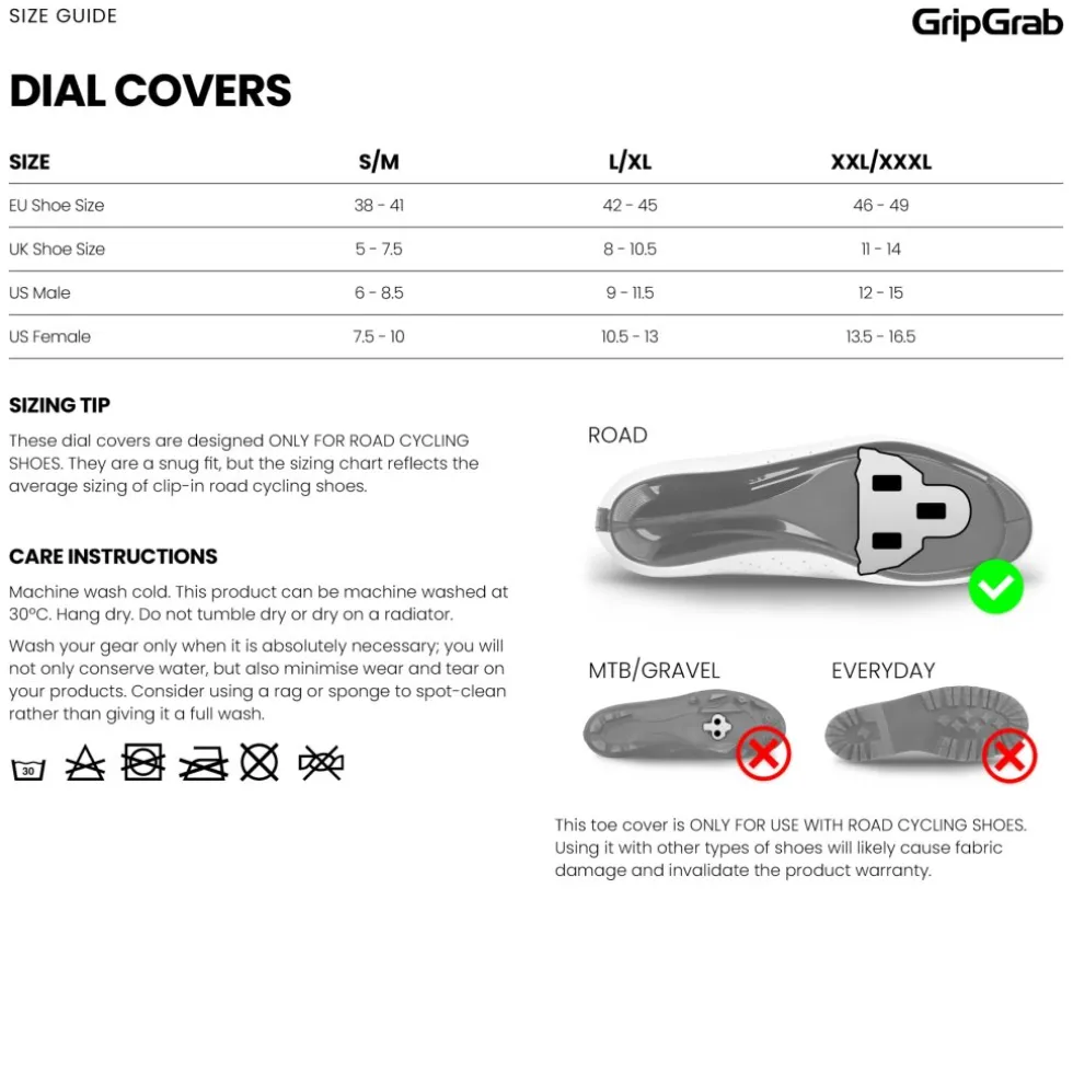 GripGrab FastStream Aero Dial Covers - White