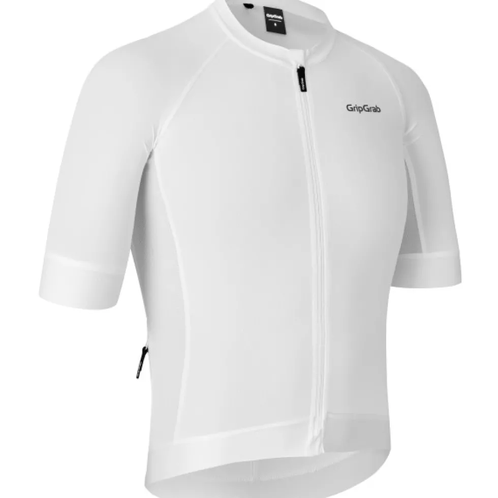 GripGrab PACR Fietsshirt met Korte Mouwen Heren - Wit