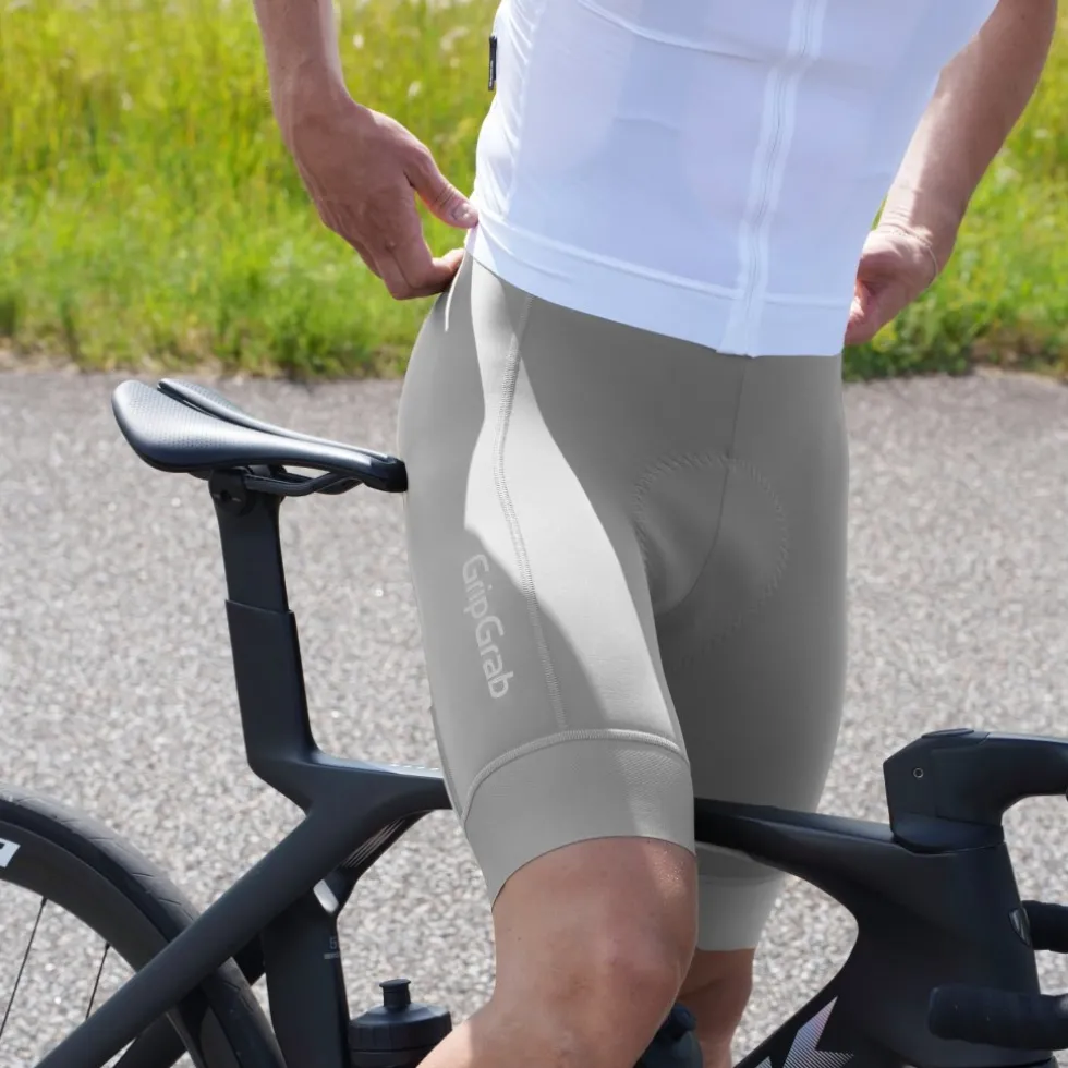 GripGrab PACR Fietsshort met Bretels Heren - Grey
