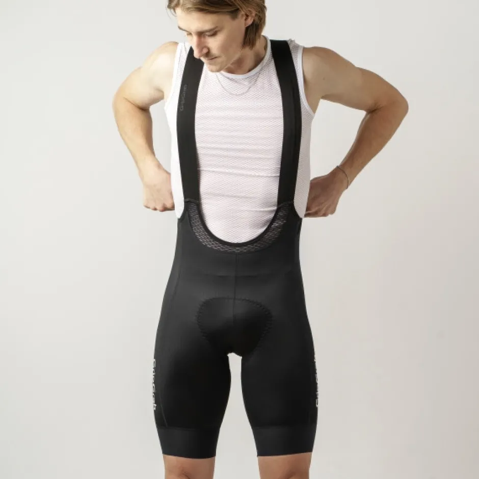 Bib Shorts|Wielrenbroeken < GripGrab PACR Fietsshort et Bretes Heren - Zwart