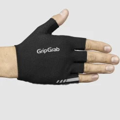 GripGrab PACR InsideGrip™ Handschoenen met Korte Vingers - Zwart