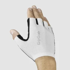 GripGrab PACR InsideGrip™ Handschoenen met Korte Vingers - Wit
