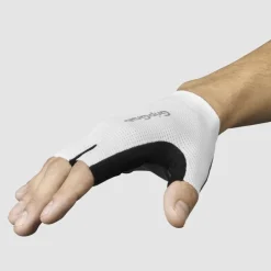 GripGrab PACR InsideGrip™ Handschoenen met Korte Vingers - Wit
