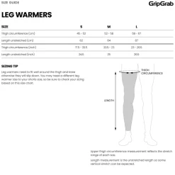 GripGrab PACR Spring-Autumn Beenwarmers - Zwart