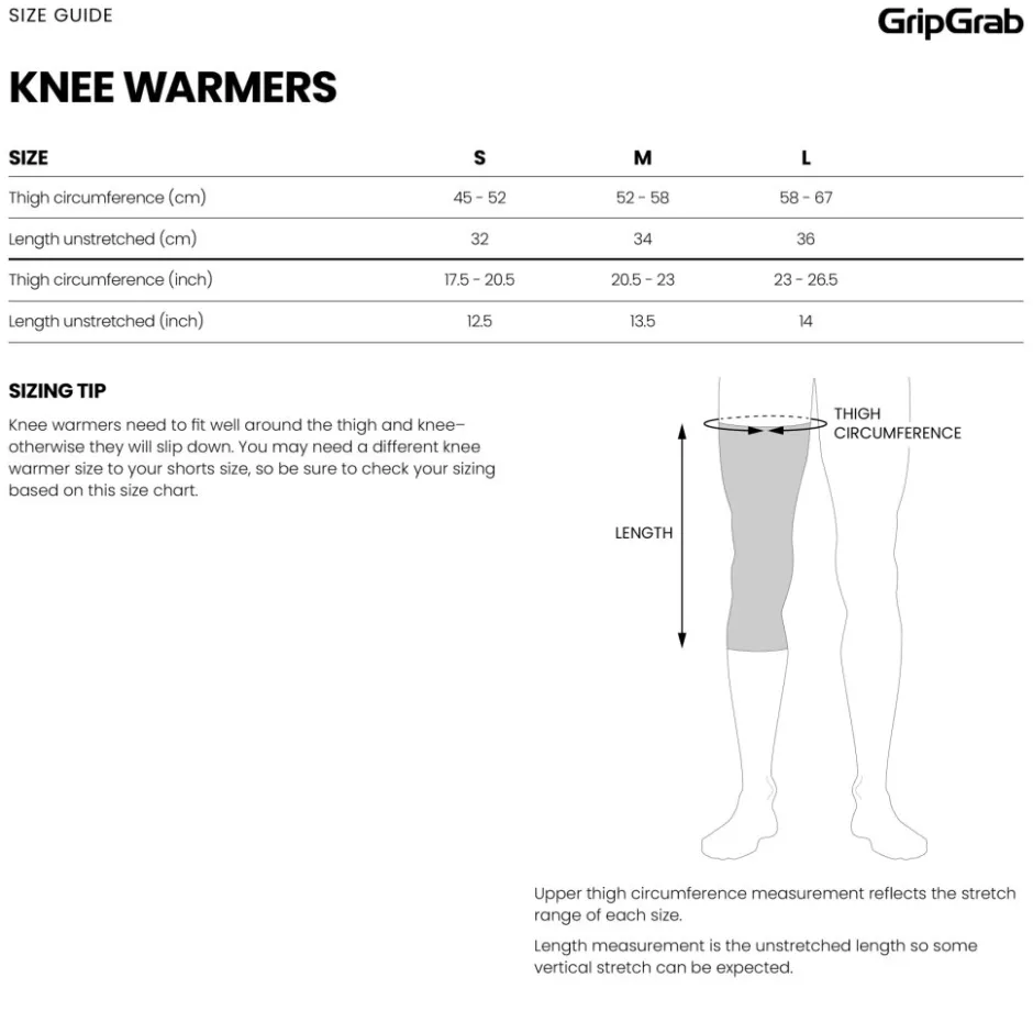 Armwarmers, Beenwarmers & Kniewarmers|Armwarmers, Beenwarmers En Kniewarmers < GripGrab PACR pring-Autun Kniewarer - Zwart