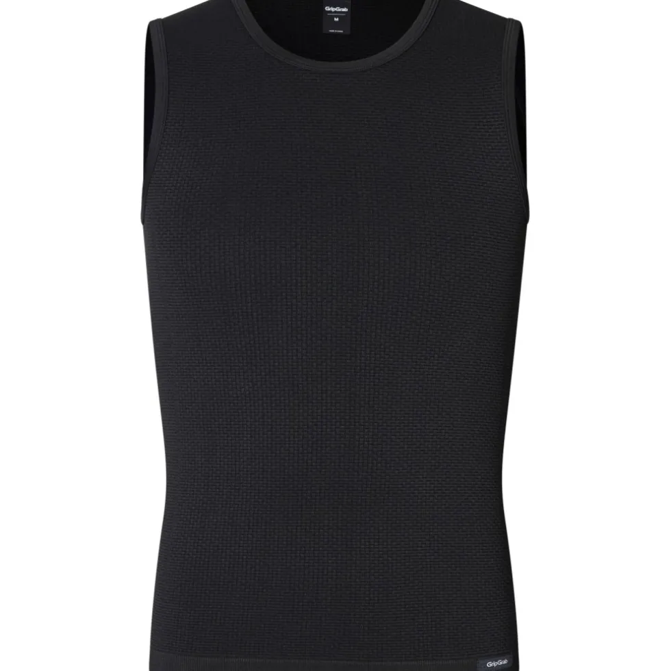 GripGrab PACR Spring-Autumn Seamless Zonder mouwen basislaag voor heren - Black