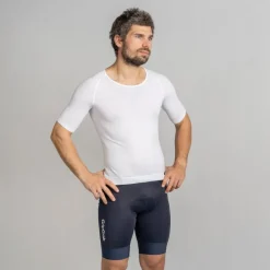 GripGrab PACR Summer Seamless Korte mouw basislaag heren - White