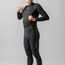 Winterbroeken < GripGrab PACR Thero Broek et Bretes Heren - Zwart