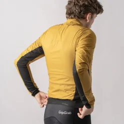 GripGrab PACR Winddicht Licht Jas Heren - Mustard Yellow
