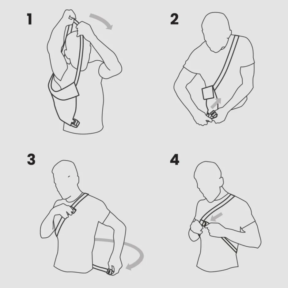 Overige Tassen & Etuis|Overige Tassen En Etuis < GripGrab R.A.Y. Musette Bag - Schoudertas - Zwart