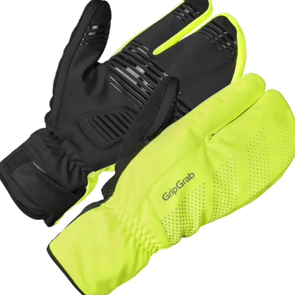 Winterhandschoenen < GripGrab RIDE Deep Winter obter Winddichte Handchoenen - Yeow hi-vi