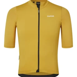 GripGrab RIDE Fietsshirt met Korte Mouwen Heren - Mustard Yellow