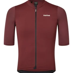 Wielershirts < GripGrab RIDE Fiethirt et Korte ouwen Heren - Dark Red