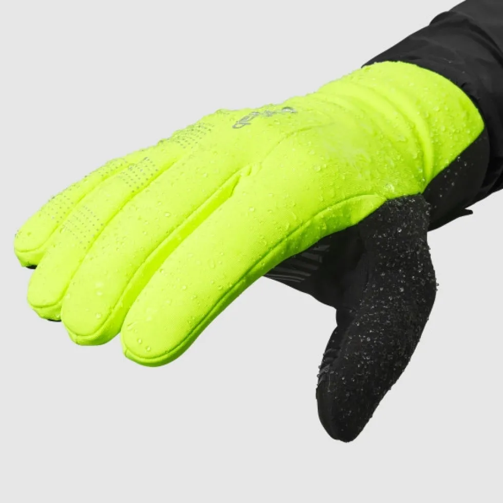 GripGrab RIDE II Waterdichte Winter Handschoenen - Yellow Hi-Vis