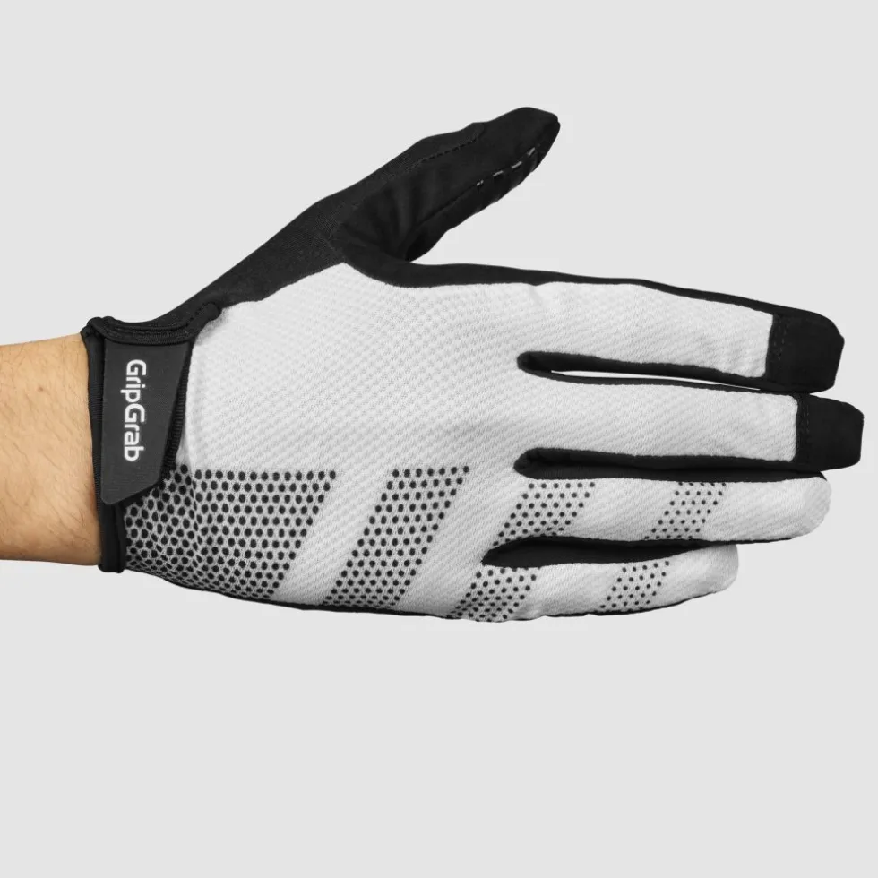 GripGrab RIDE RC Lite Padded Full Finger Handschoenen - Wit