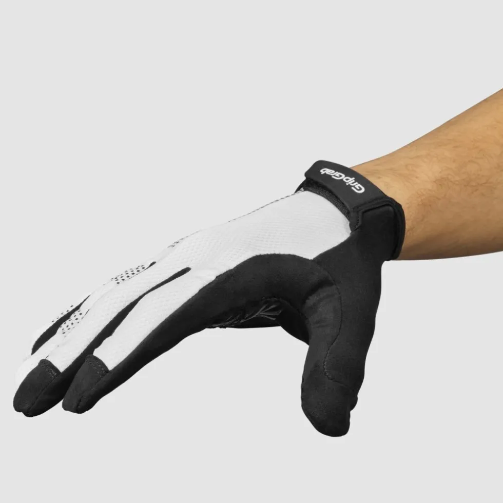 GripGrab RIDE RC Lite Padded Full Finger Handschoenen - Wit