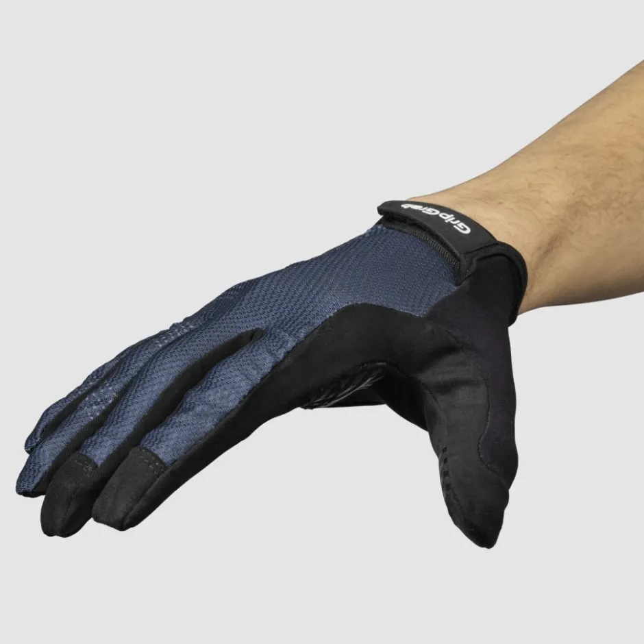 Wielerhandschoenen|Mtb-Handschoenen < GripGrab RIDE RC ite Padded Fu Finger Handchoenen - Navy Bue