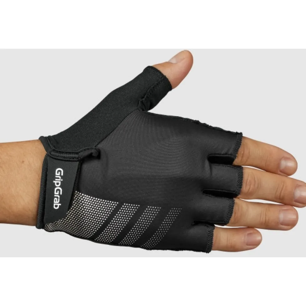 GripGrab RIDE RC Lite Padded Korte-Vinger Handschoenen - Zwart
