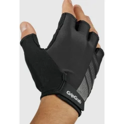 GripGrab RIDE RC Lite Padded Korte-Vinger Handschoenen - Zwart