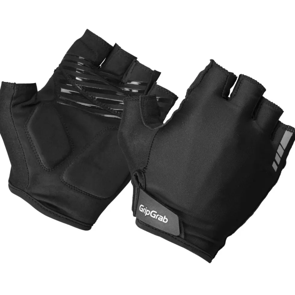 GripGrab RIDE RC Max Padded Handschoenen met Korte Finger - Zwart