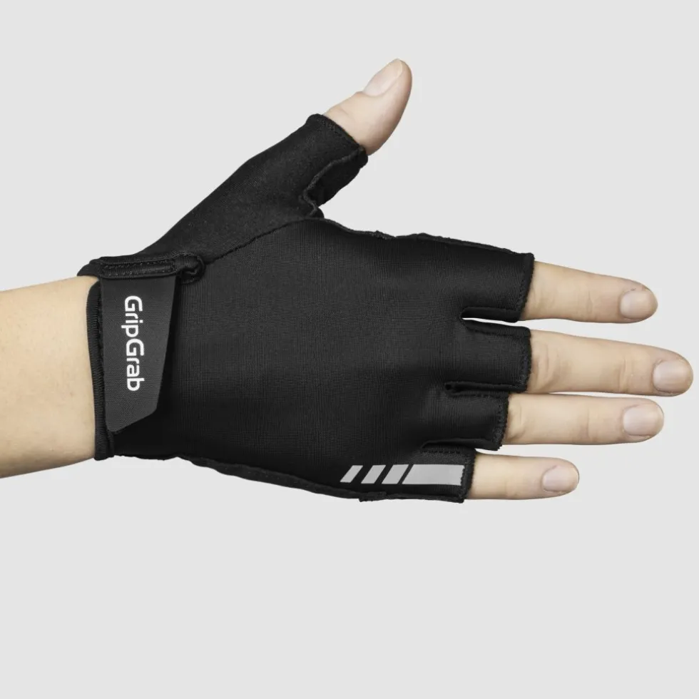 GripGrab RIDE RC Max Padded Handschoenen met Korte Finger Dames - Zwart