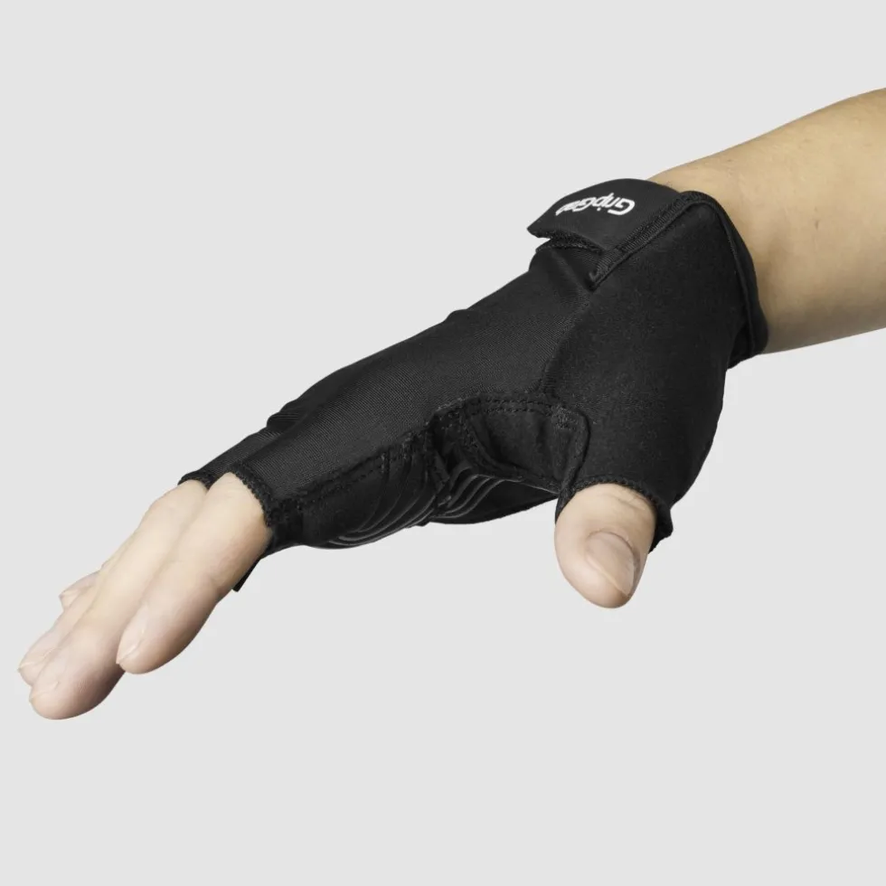 GripGrab RIDE RC Max Padded Handschoenen met Korte Finger Dames - Zwart