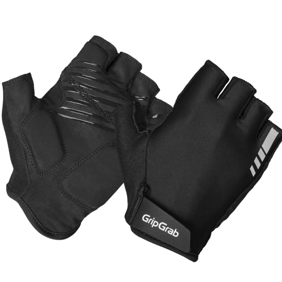 GripGrab RIDE RC Max Padded Handschoenen met Korte Finger Dames - Zwart