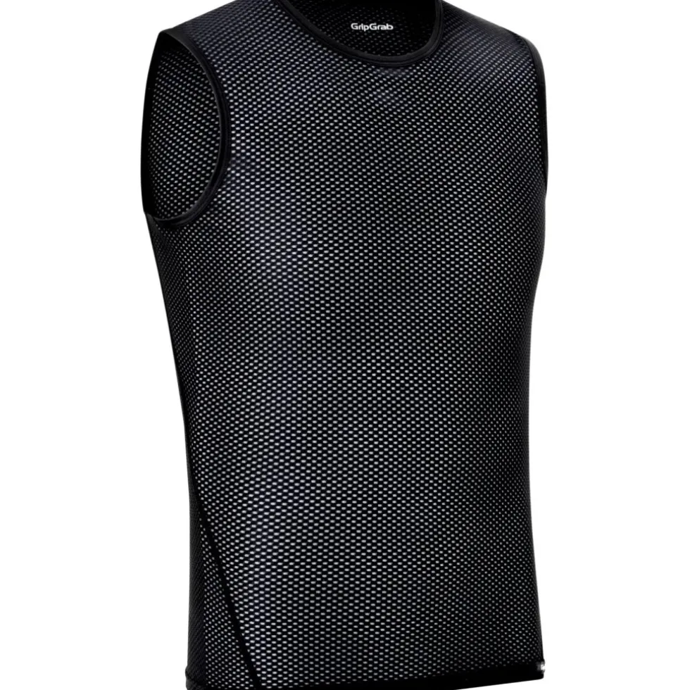 GripGrab Ultralight Mesh Hemd zonder Mouwen Heren - Zwart