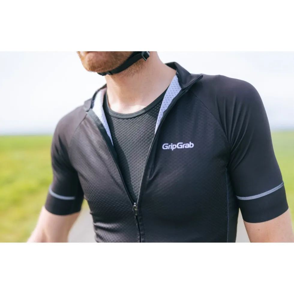 GripGrab Ultralight Mesh Hemd zonder Mouwen Heren - Zwart