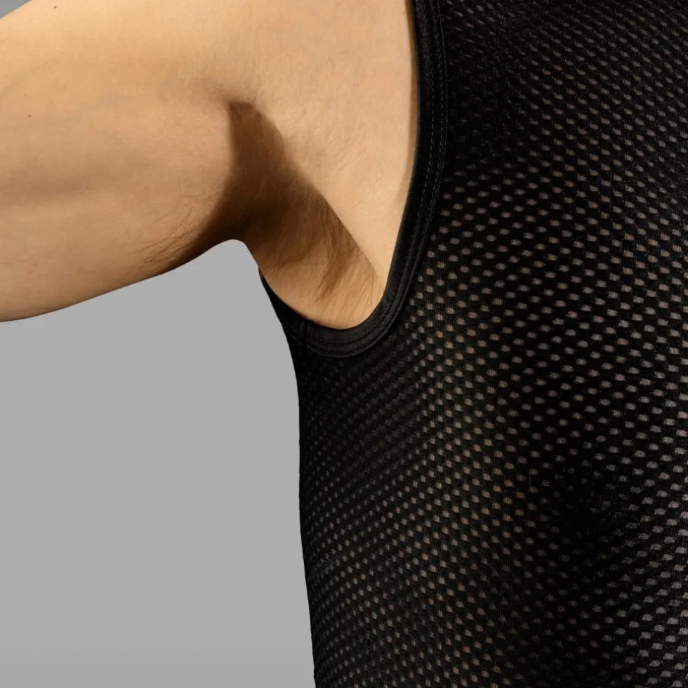GripGrab Ultralight Mesh Hemd zonder Mouwen Heren - Set van 3 - Zwart