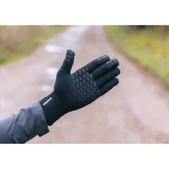 Wielerhandschoenen|Winterhandschoenen < GripGrab Waterproof Knitted Handschoenen - Zwart
