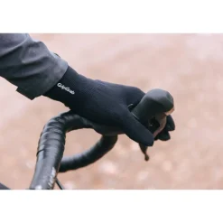 Wielerhandschoenen|Winterhandschoenen < GripGrab Waterproof Knitted Handschoenen - Zwart