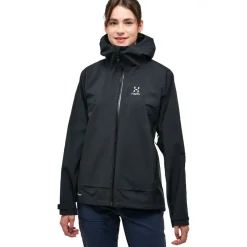 Haglöfs Front Proof Jas Dames - true black 2C5