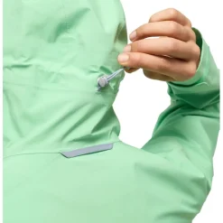 Jacks < Haglöfs Front Proof Jas Dames - mint stone 5LL