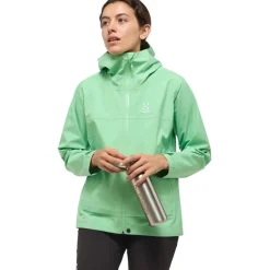 Jacks < Haglöfs Front Proof Jas Dames - mint stone 5LL